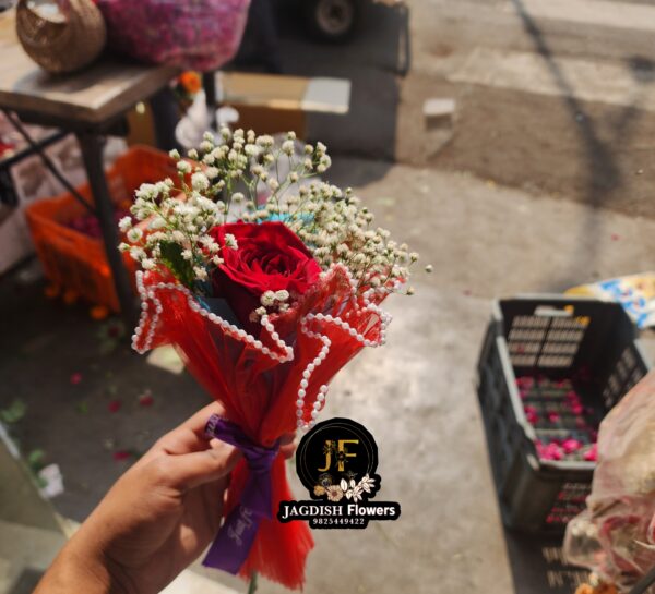 Single rose bouquet - Image 2