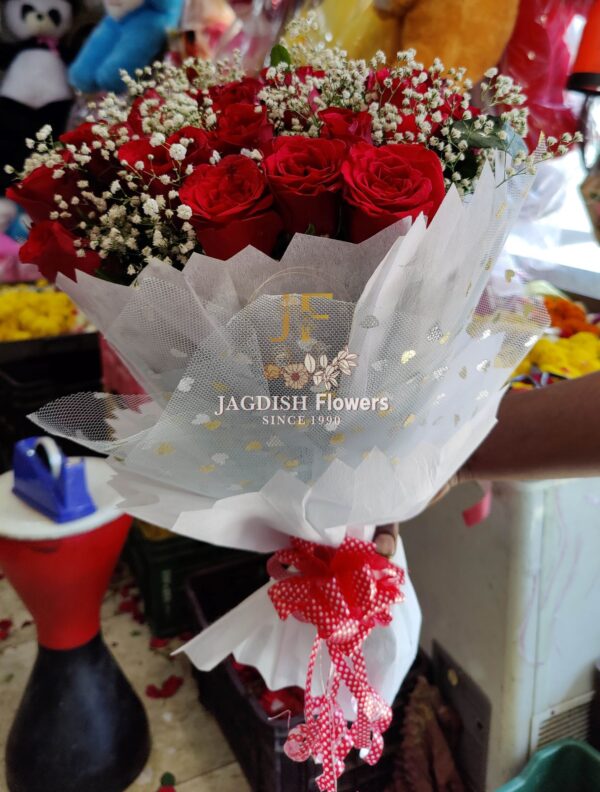 30 Red Roses Bunch Bouquet