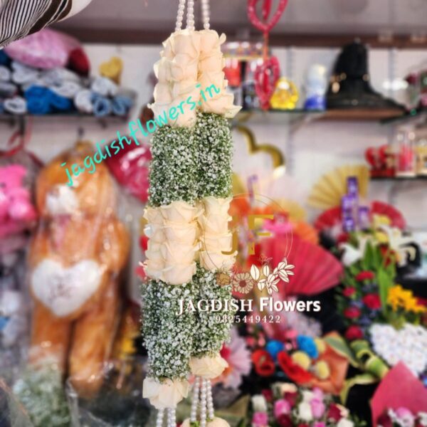 Gypso and pich rose mala