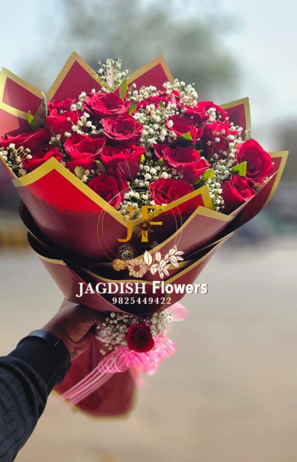 Red Rose Bunch Bouquet