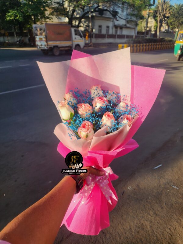 Jumeliya roses with colour gypso - Image 2