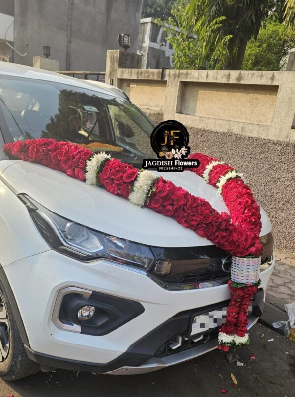 Red Roses Car Big Mala